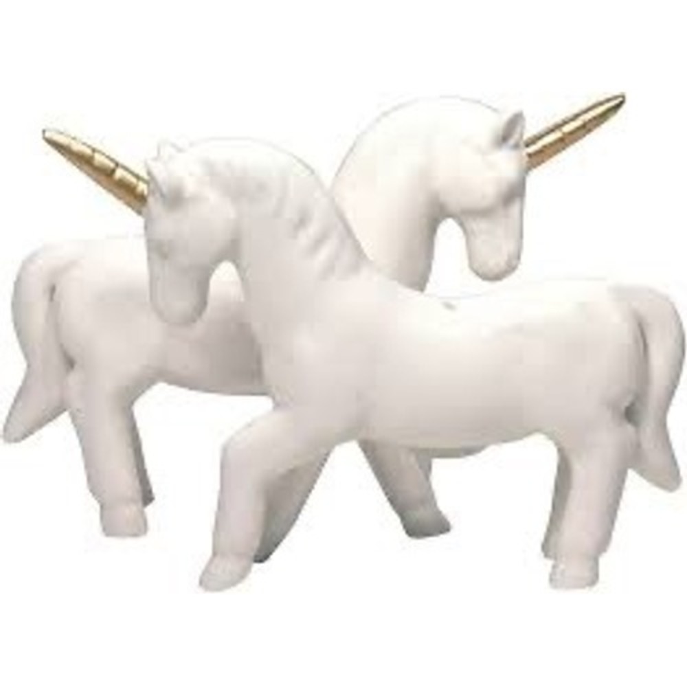 Streamline‎ Imagined Porcelain Unicorn Salt And Pepper Shaker Set NIB
